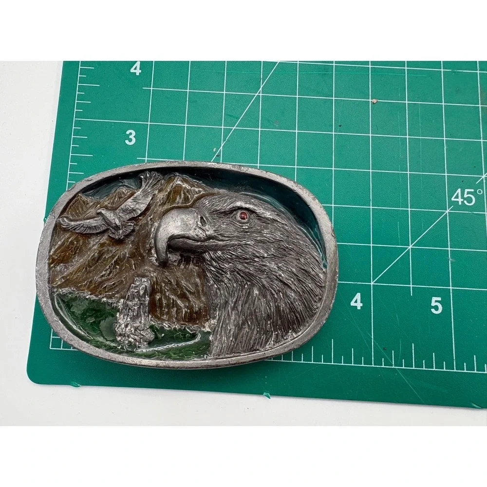 Bald Eagle‎ Belt Buckle C+J Vintage 1986 USA